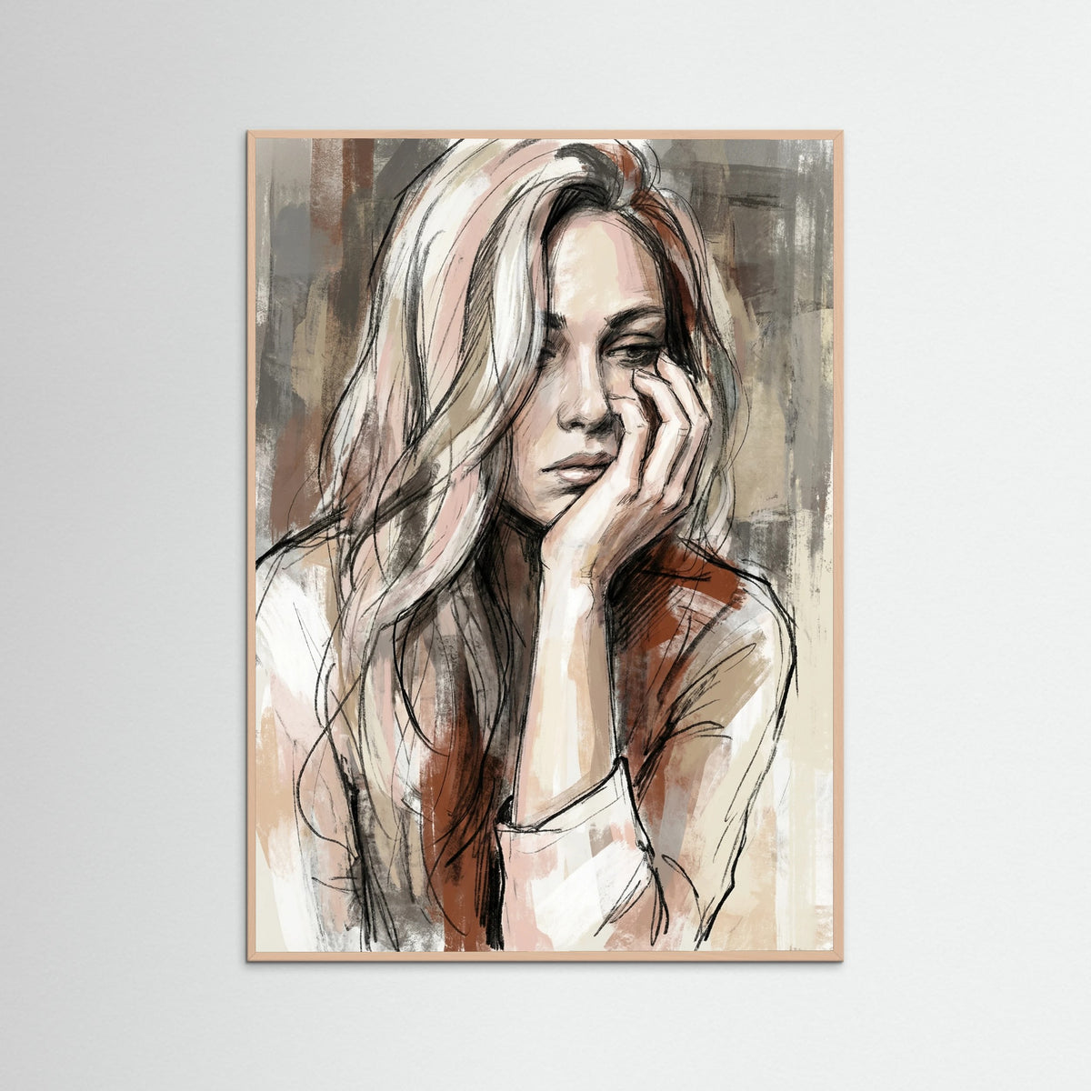 Rose Wood Quiet Introspection