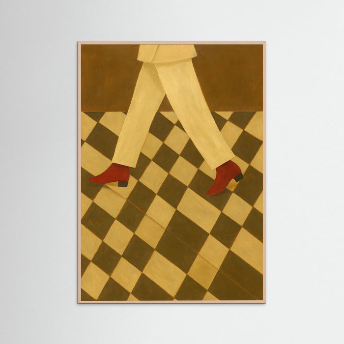 Rose Wood Red Boots