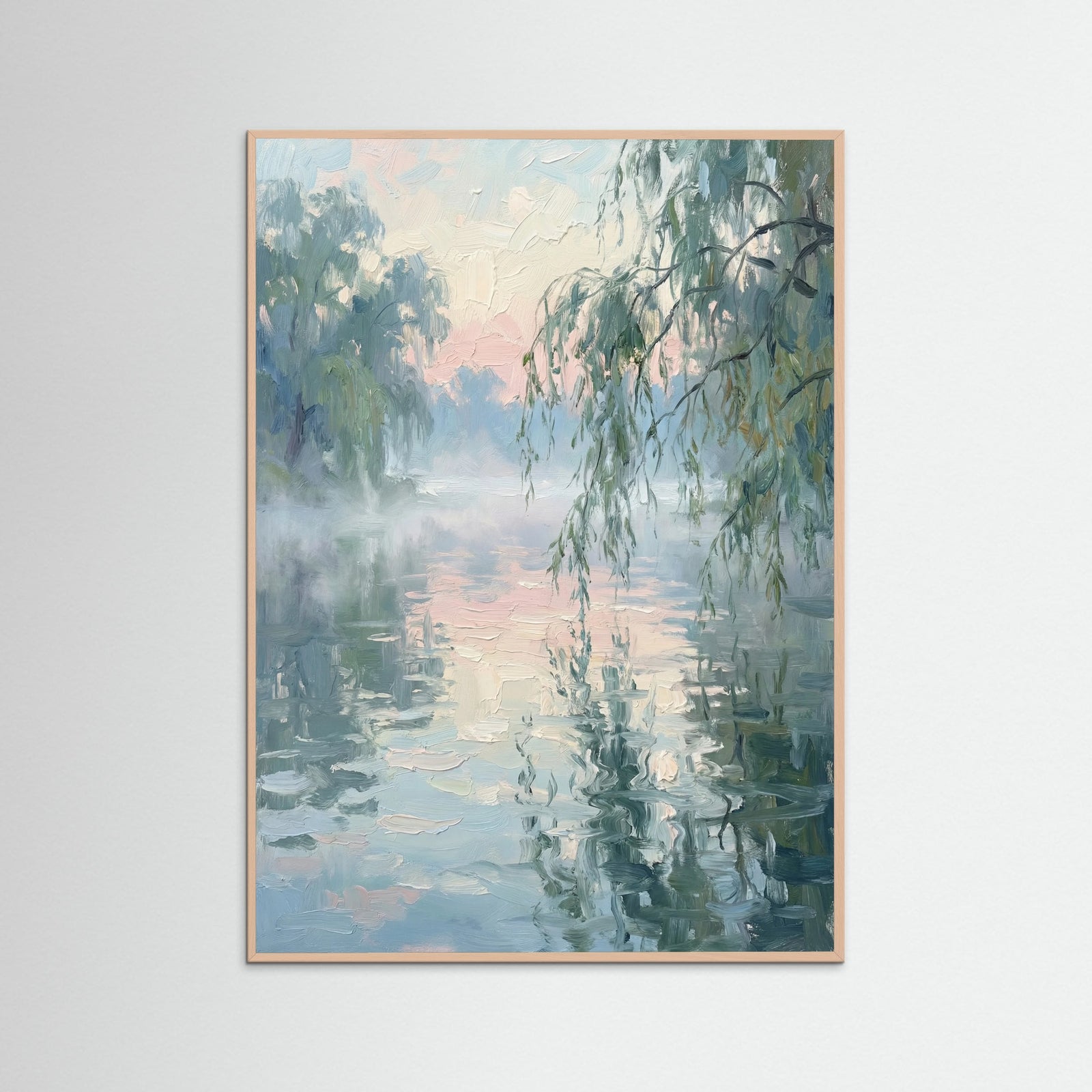 Rose Wood Reflected Serenity Pond