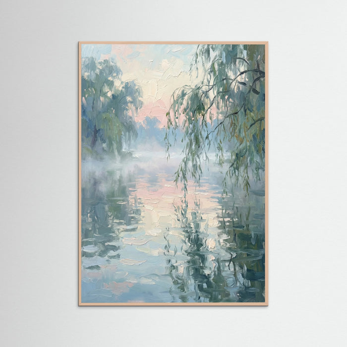 Rose Wood Reflected Serenity Pond