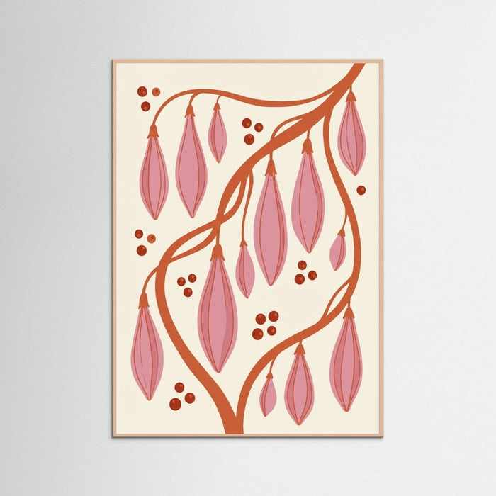 Rose Wood Retro Blooms