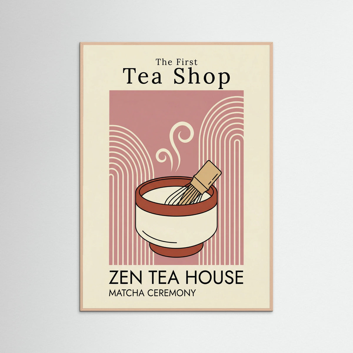 Rose Wood Retro Ramen Graphic