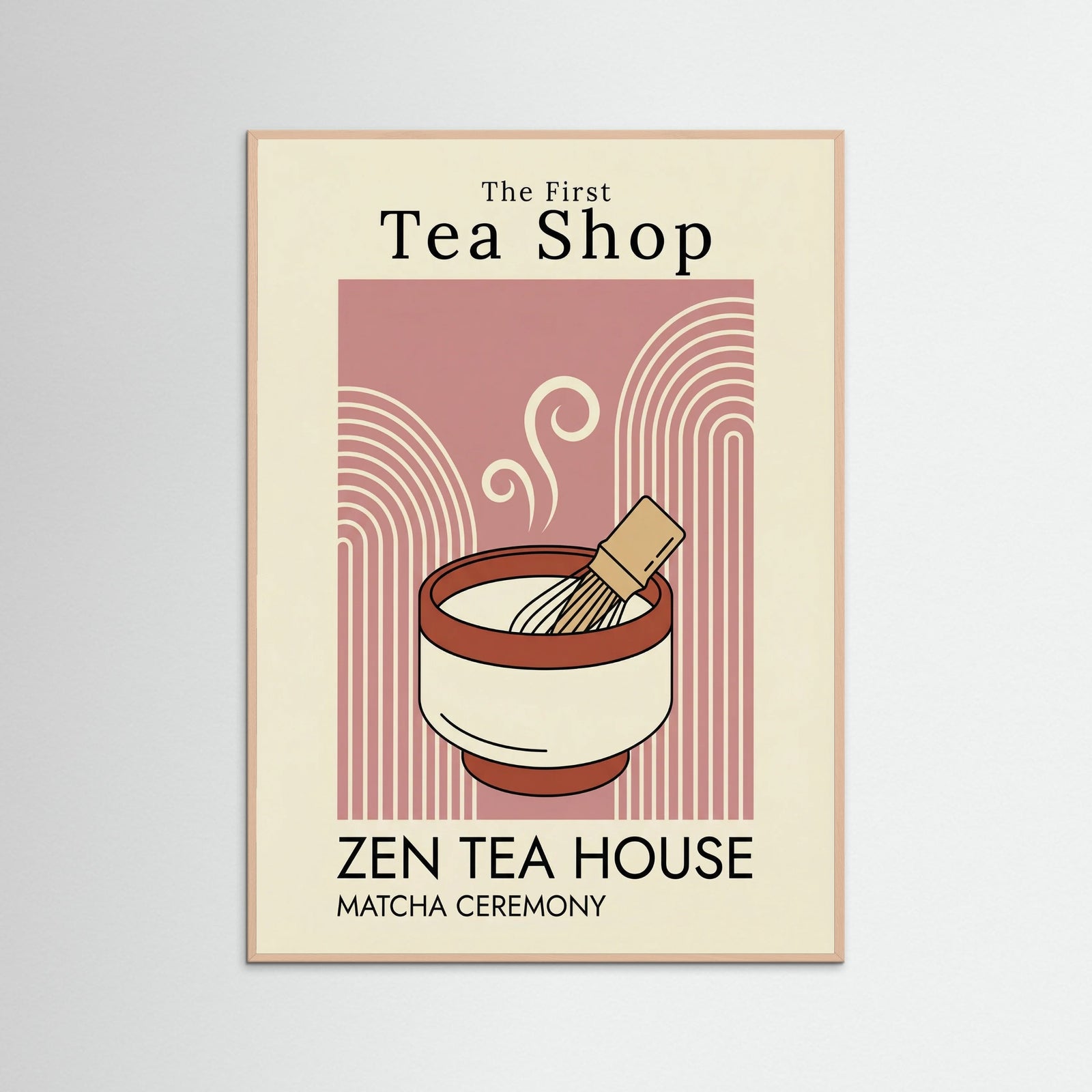 Rose Wood Retro Ramen Graphic