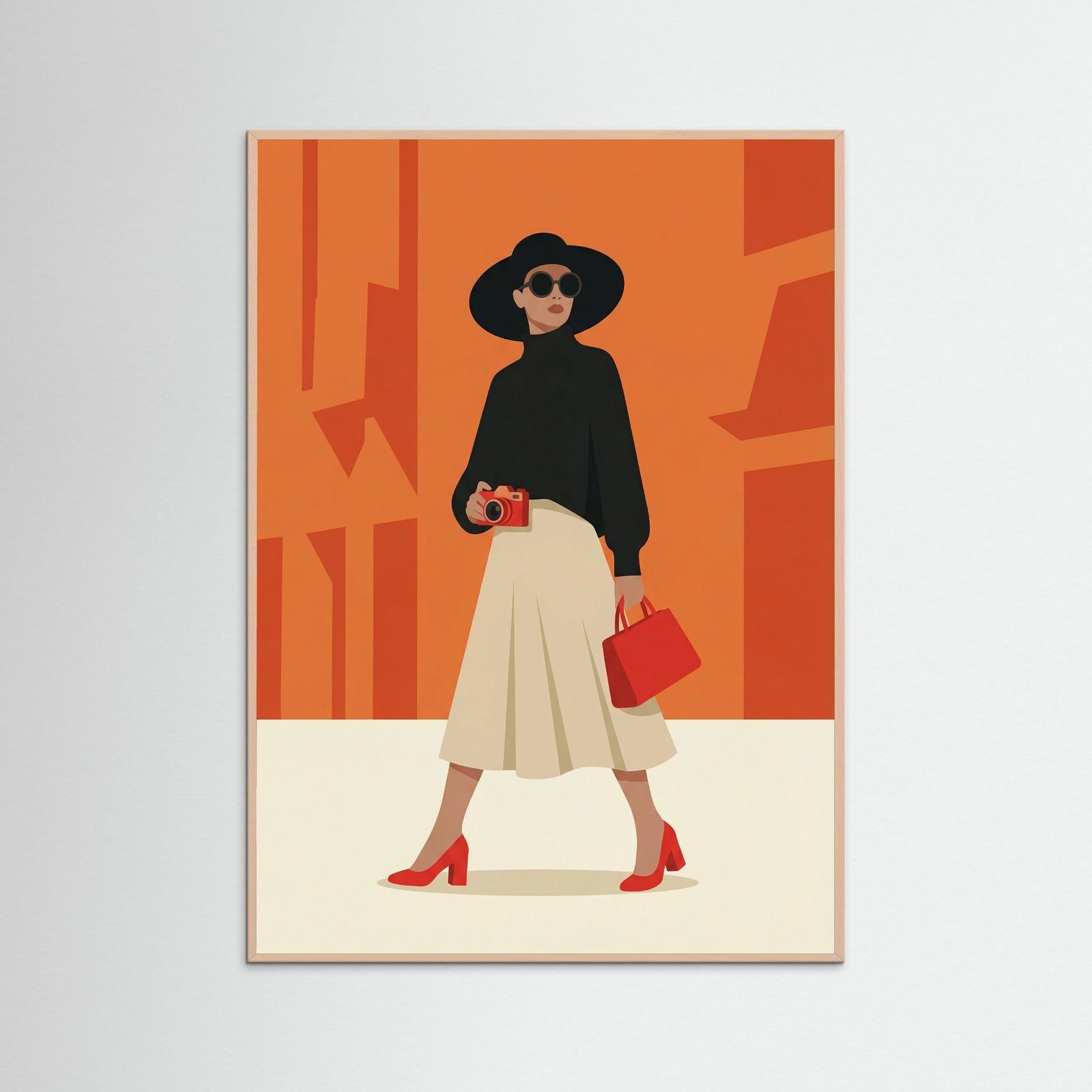 Rose Wood Retro Urban Chic