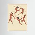 Rose Wood Rhythmic Human Forms
