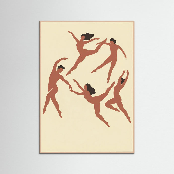 Rose Wood Rhythmic Human Forms