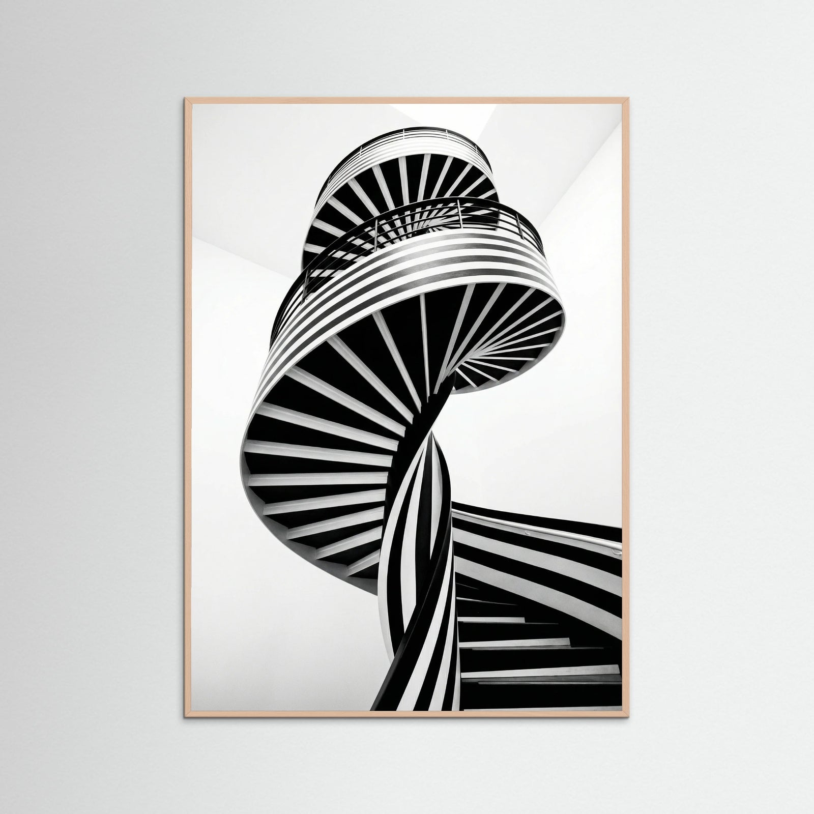 Rose Wood Rhythmic Stripes