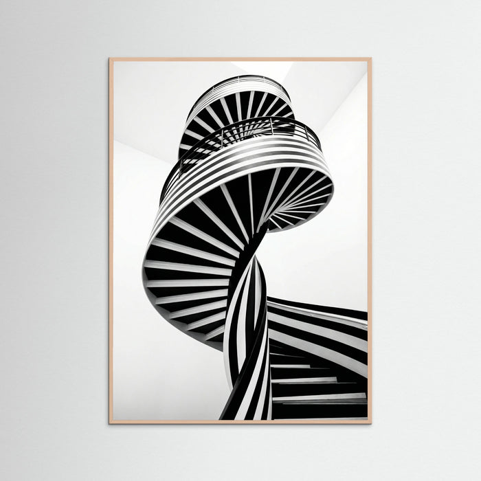 Rose Wood Rhythmic Stripes