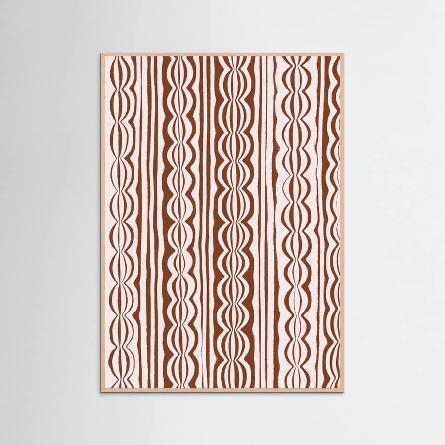 Rhythmic Waves Poster – poster and art print