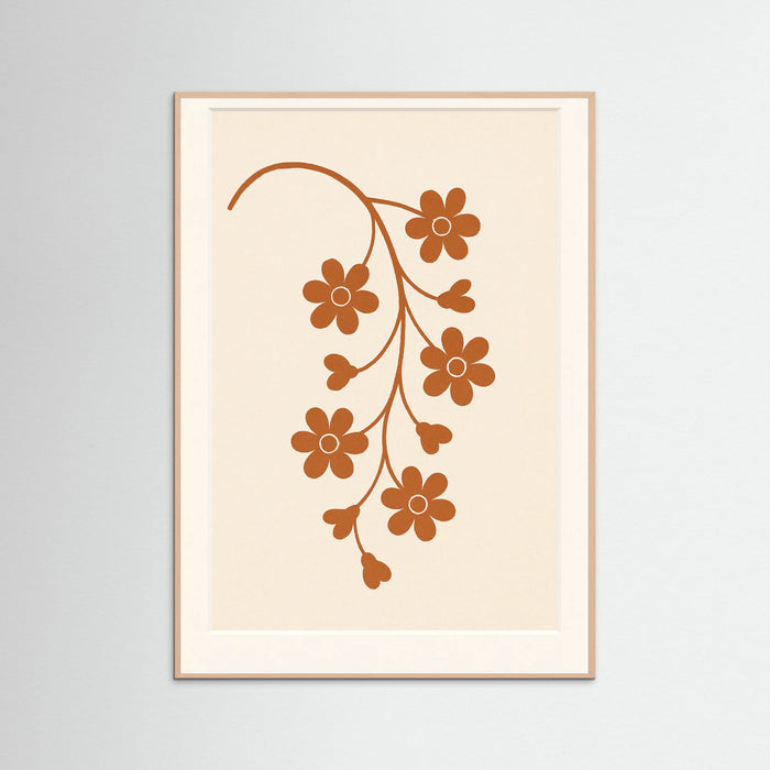 Rose Wood Rustic Botanical