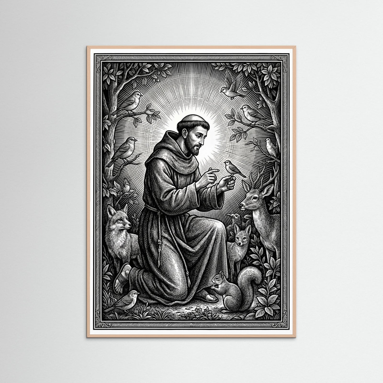 Rose Wood Sacred Guadalupe Vision