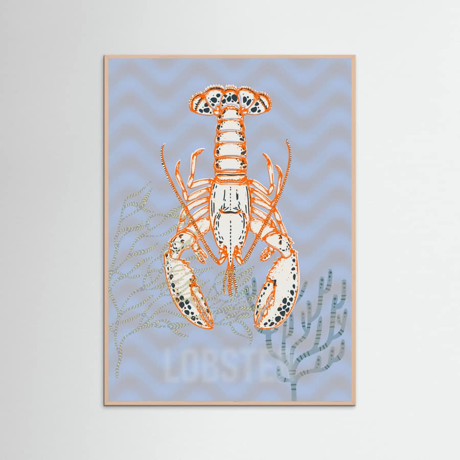 Póster Sea life lobster Neptune's joy – póster e impresión artística