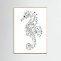 Seahorse 3 Poster – plakat og kunsttryk