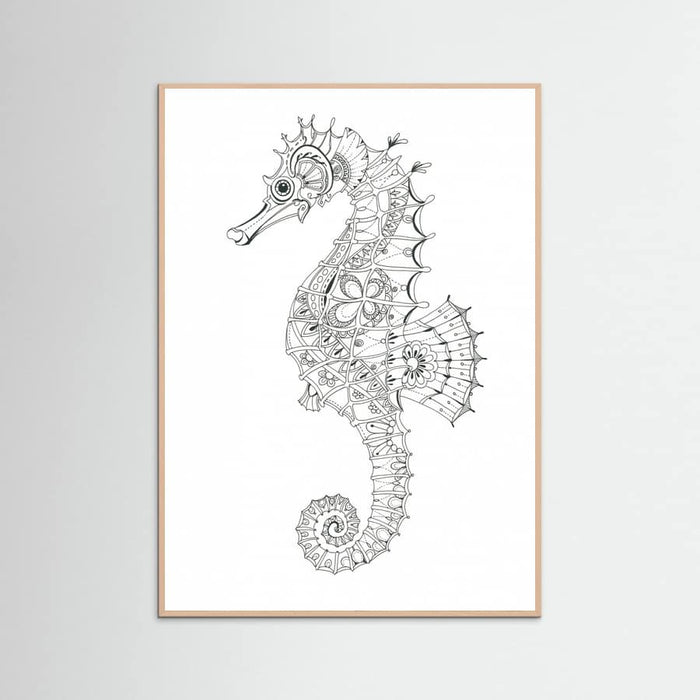 Seahorse 3 Poster – plakat og kunsttryk