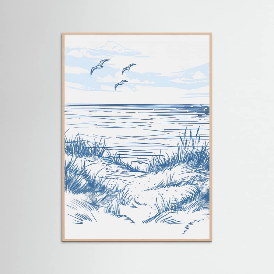 Poster Seascape Sketch – poster e stampa artistica