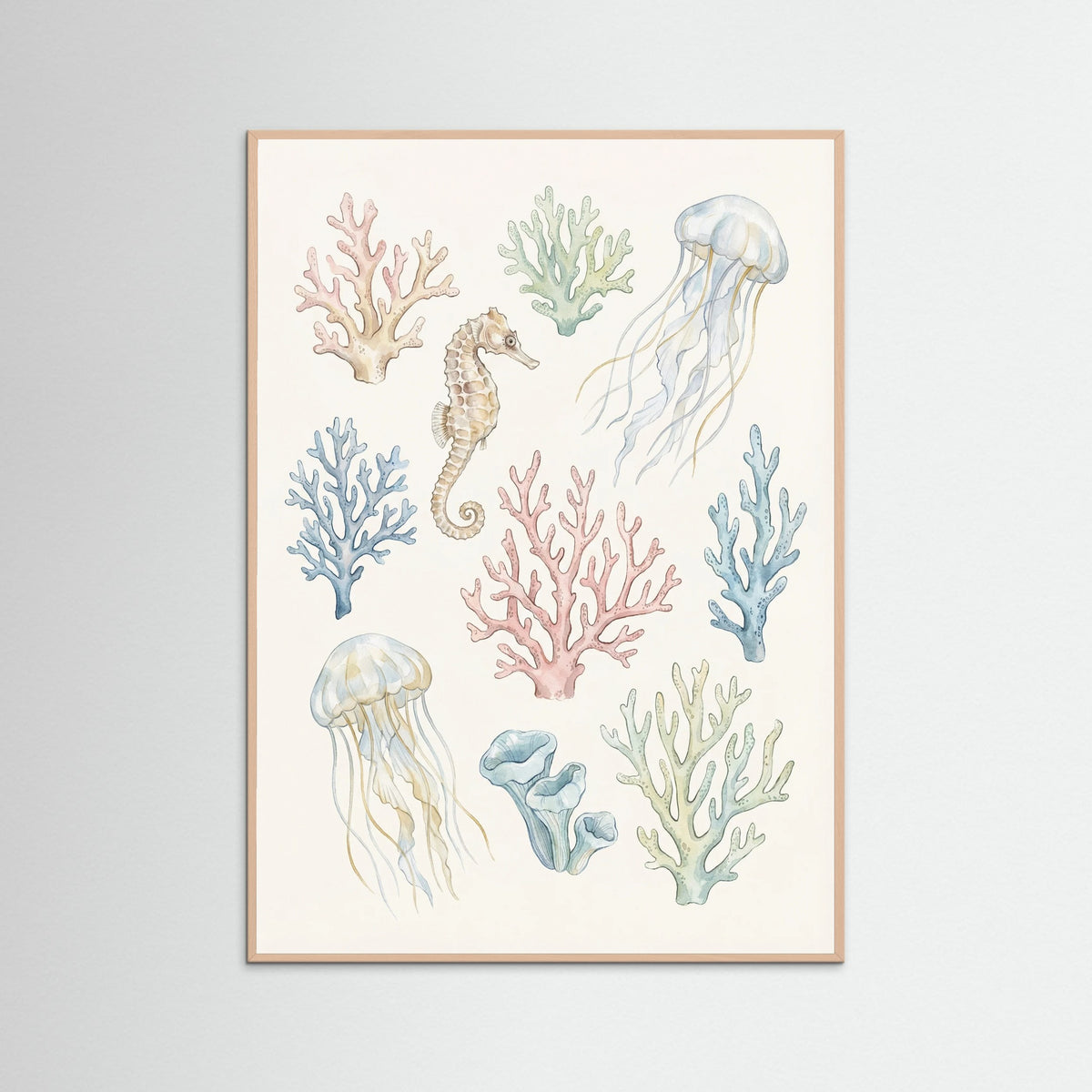 Rose Wood Seashell Serenity