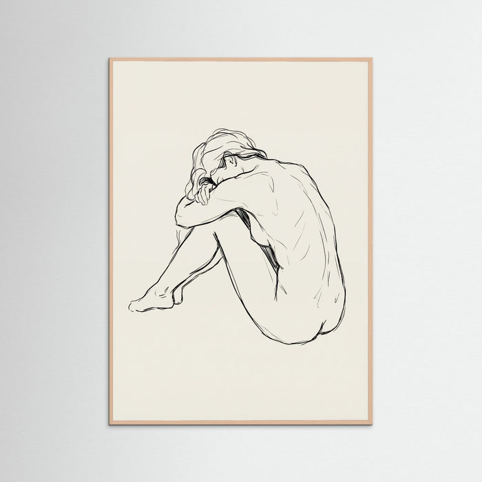 Rose Wood Seated Contemplation