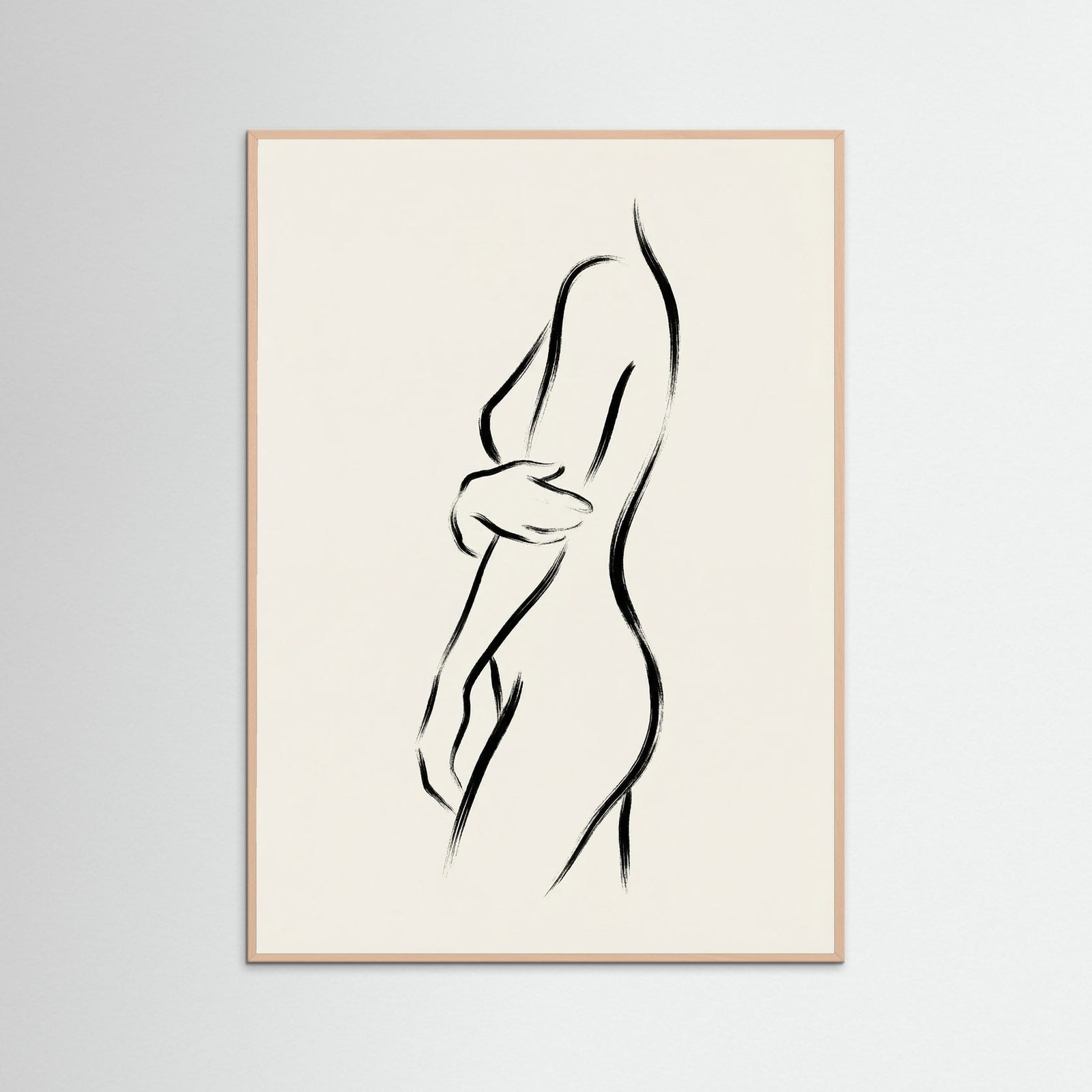 Rose Wood Seated Silhouette