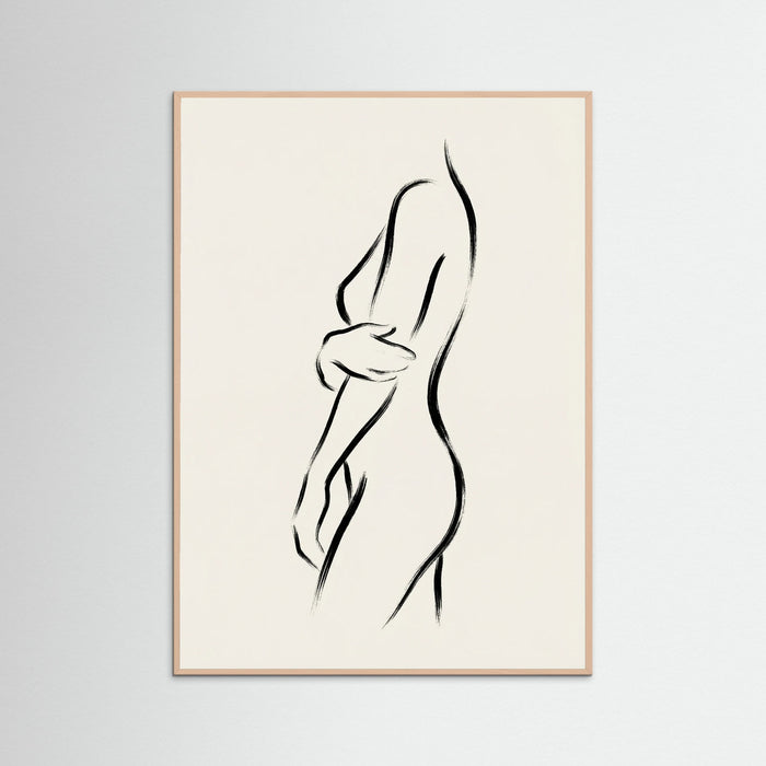 Rose Wood Seated Silhouette