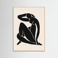 Rose Wood Seated Silhouette