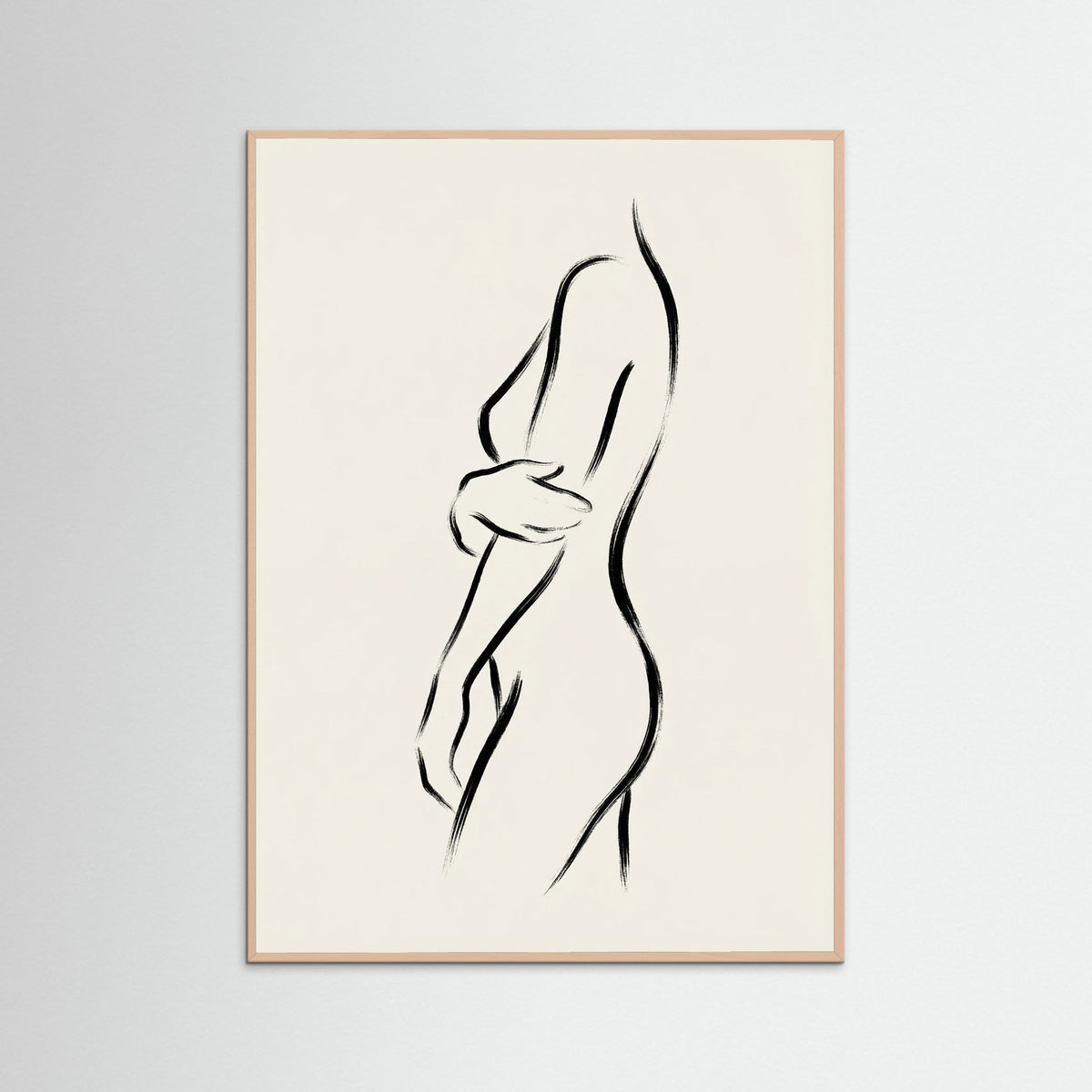 Rose Wood Seated Silhouette