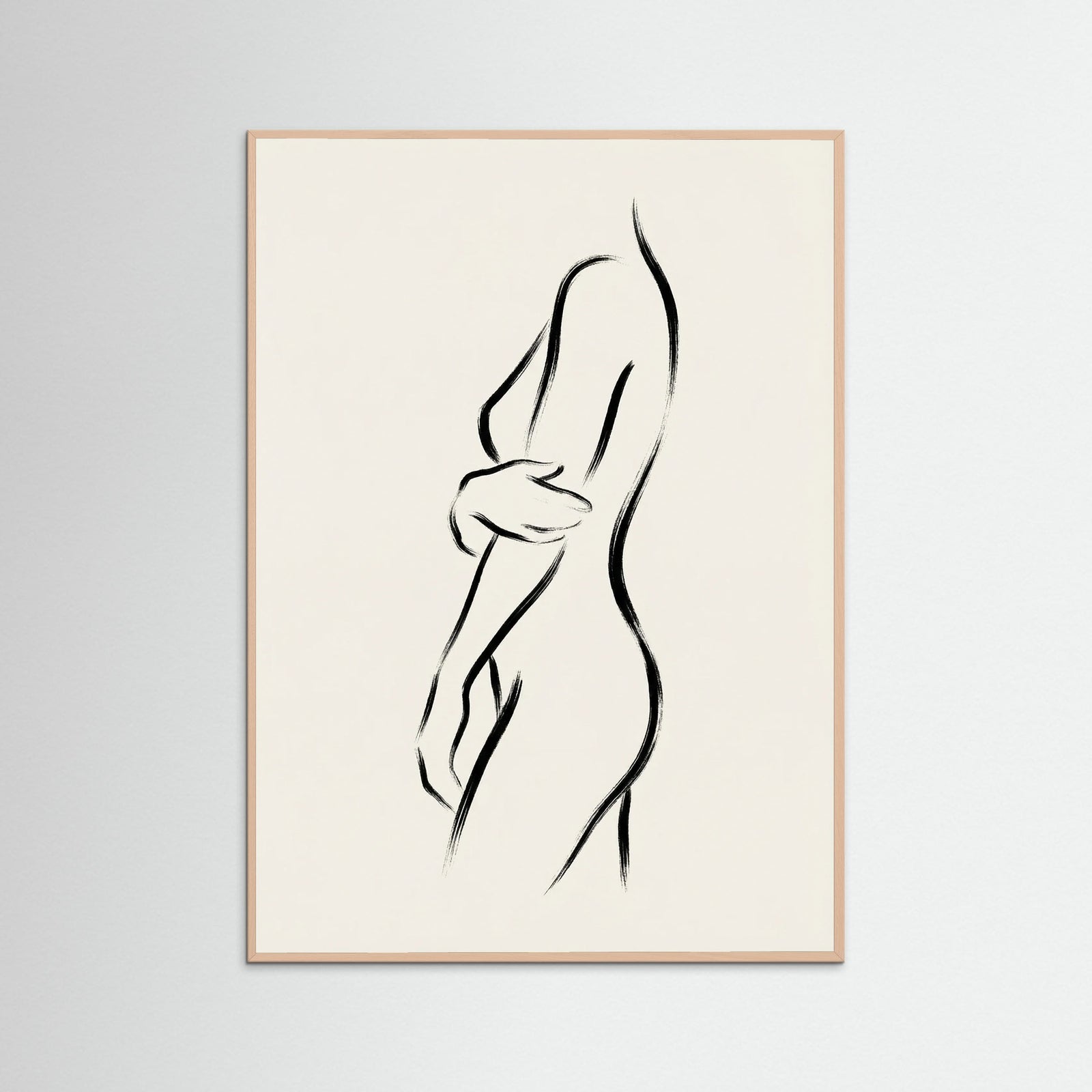 Rose Wood Seated Silhouette