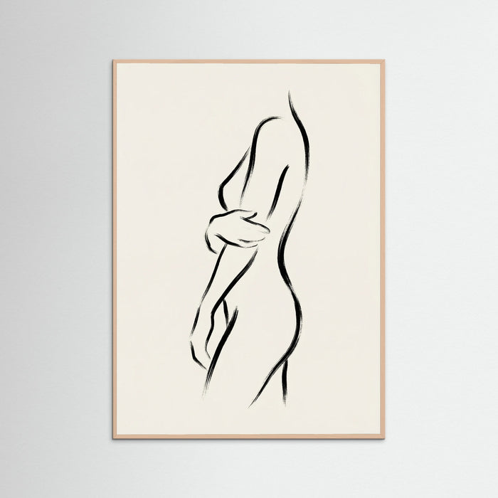 Rose Wood Seated Silhouette