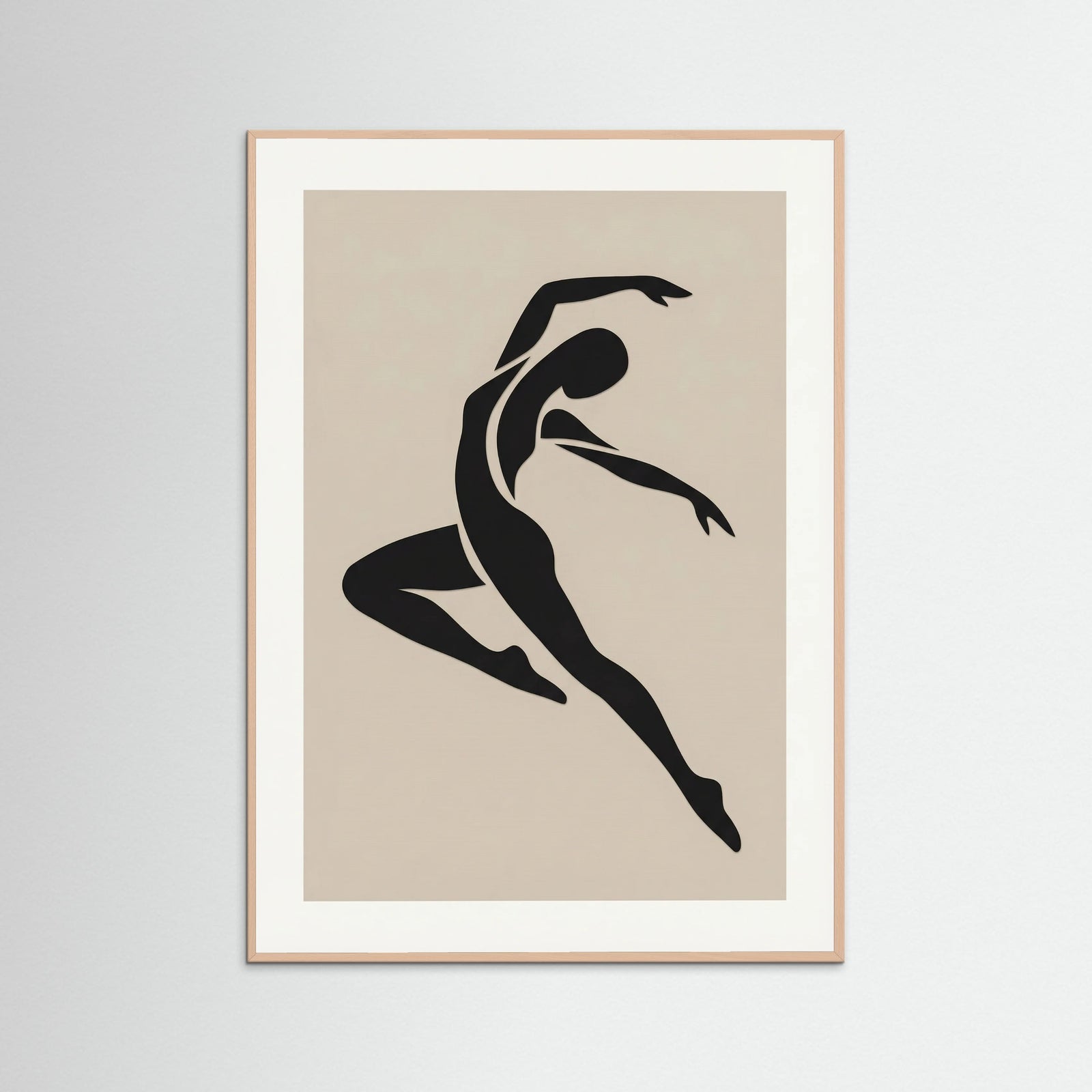 Rose Wood Seated Silhouette