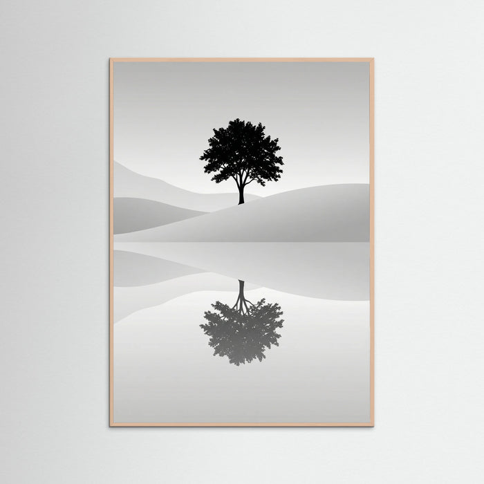 Rose Wood Serene Reflection