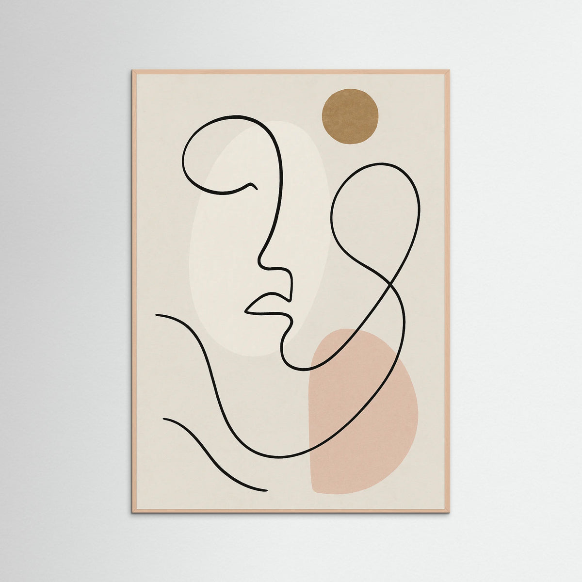 Rose Wood Serene Silhouette