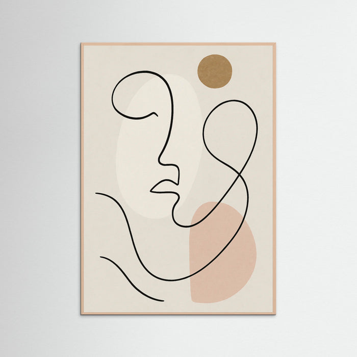 Rose Wood Serene Silhouette