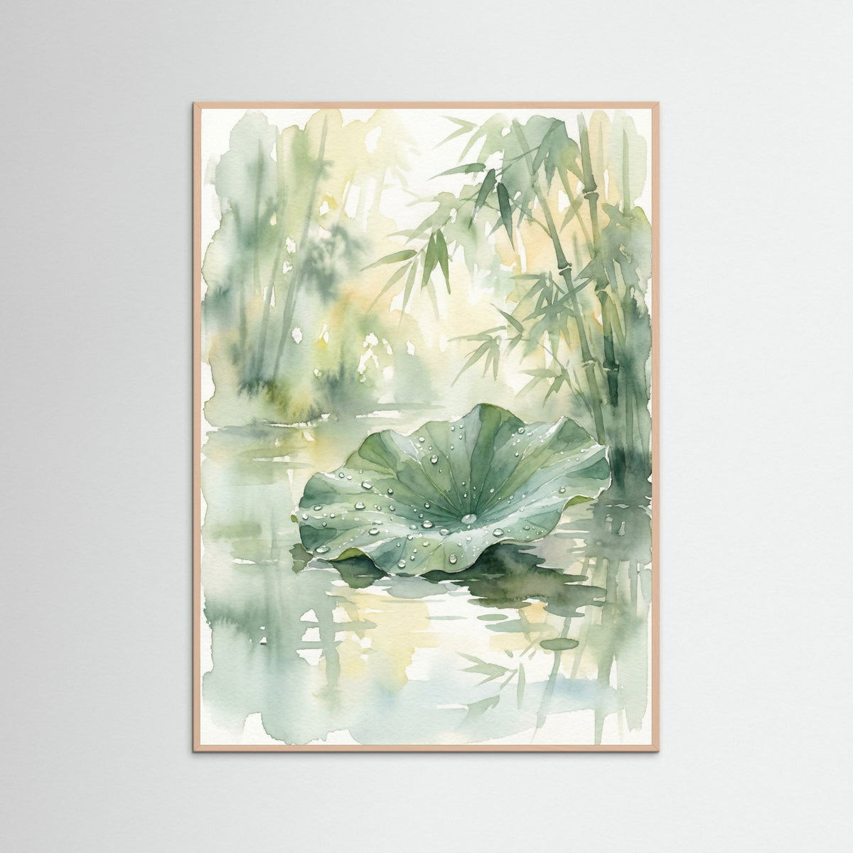 Rose Wood Serene Water Lilies
