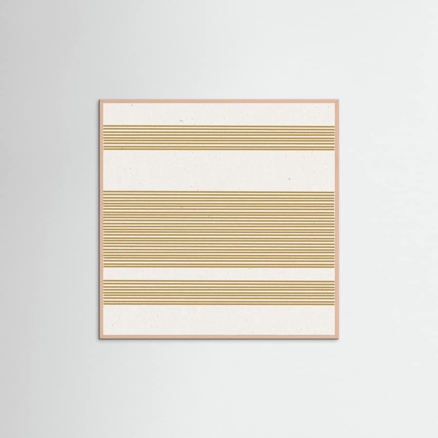 Poster Simple Yellow Lines Pattern – poster e stampa artistica