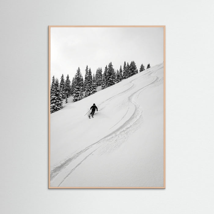 Rose Wood Snowy Serenity