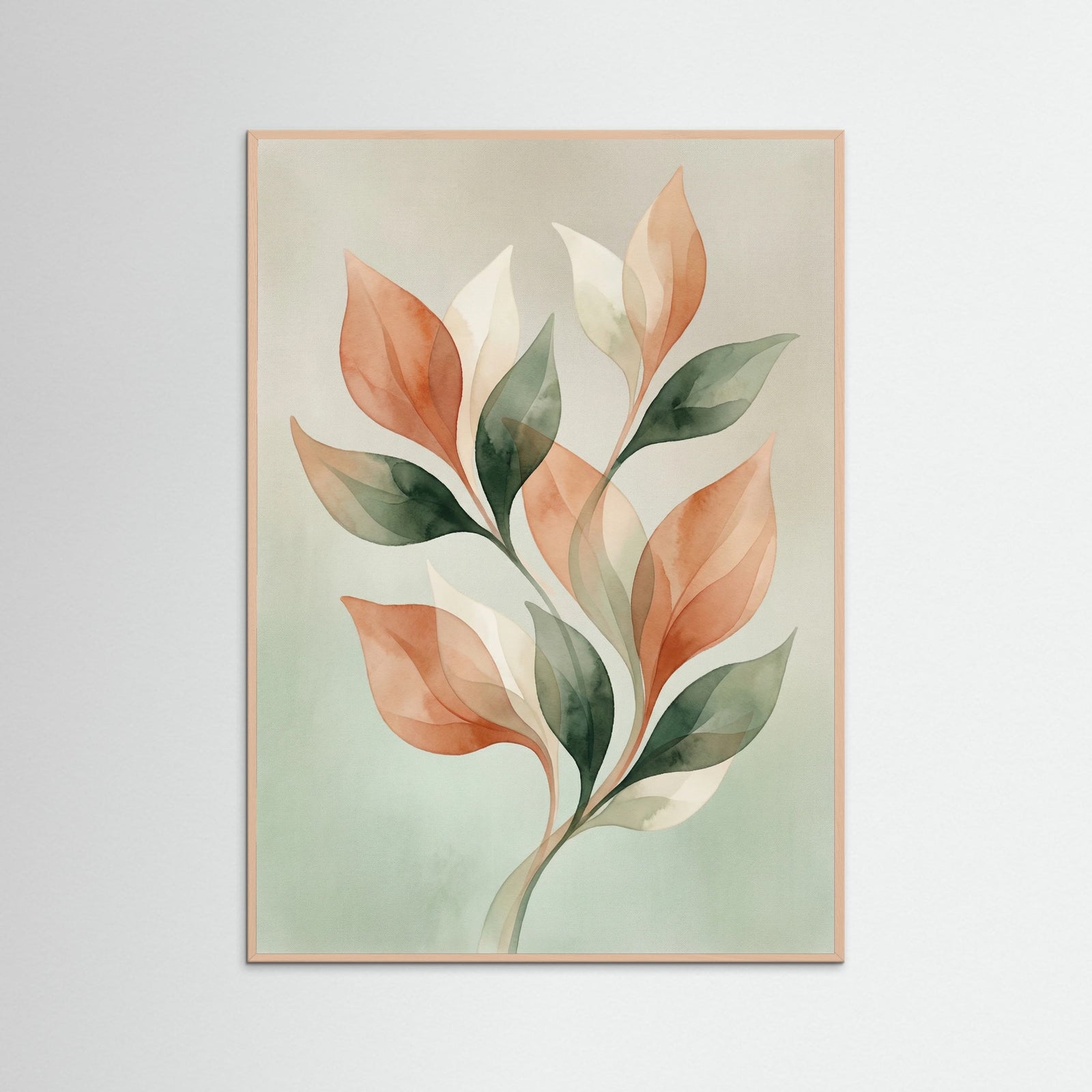 Rose Wood Soft Floral Abstraction