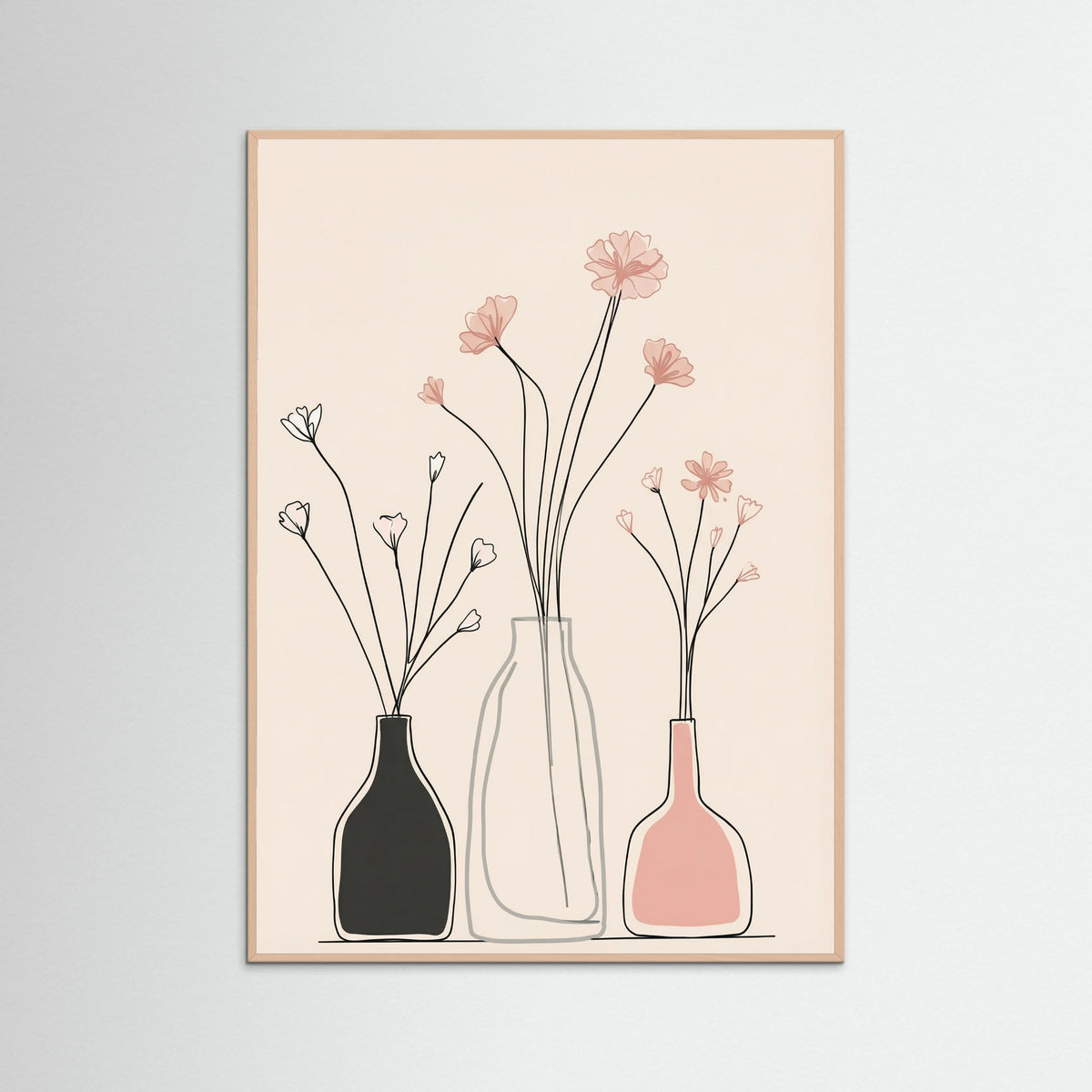 Rose Wood Soft Floral Arrangement