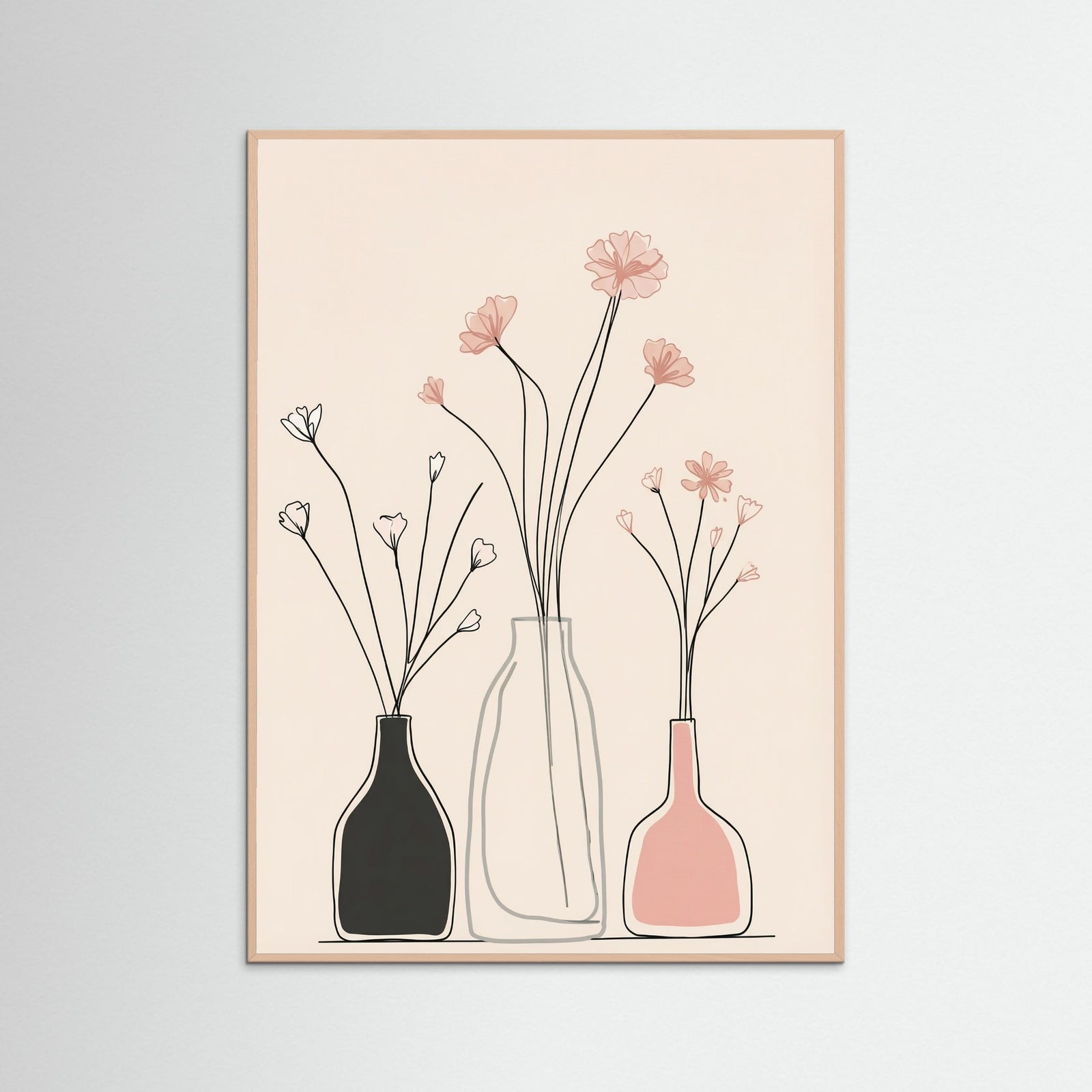 Rose Wood Soft Floral Arrangement