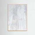 Soft Muted Gray Brushstrokes Poster – Poster und Kunstdruck