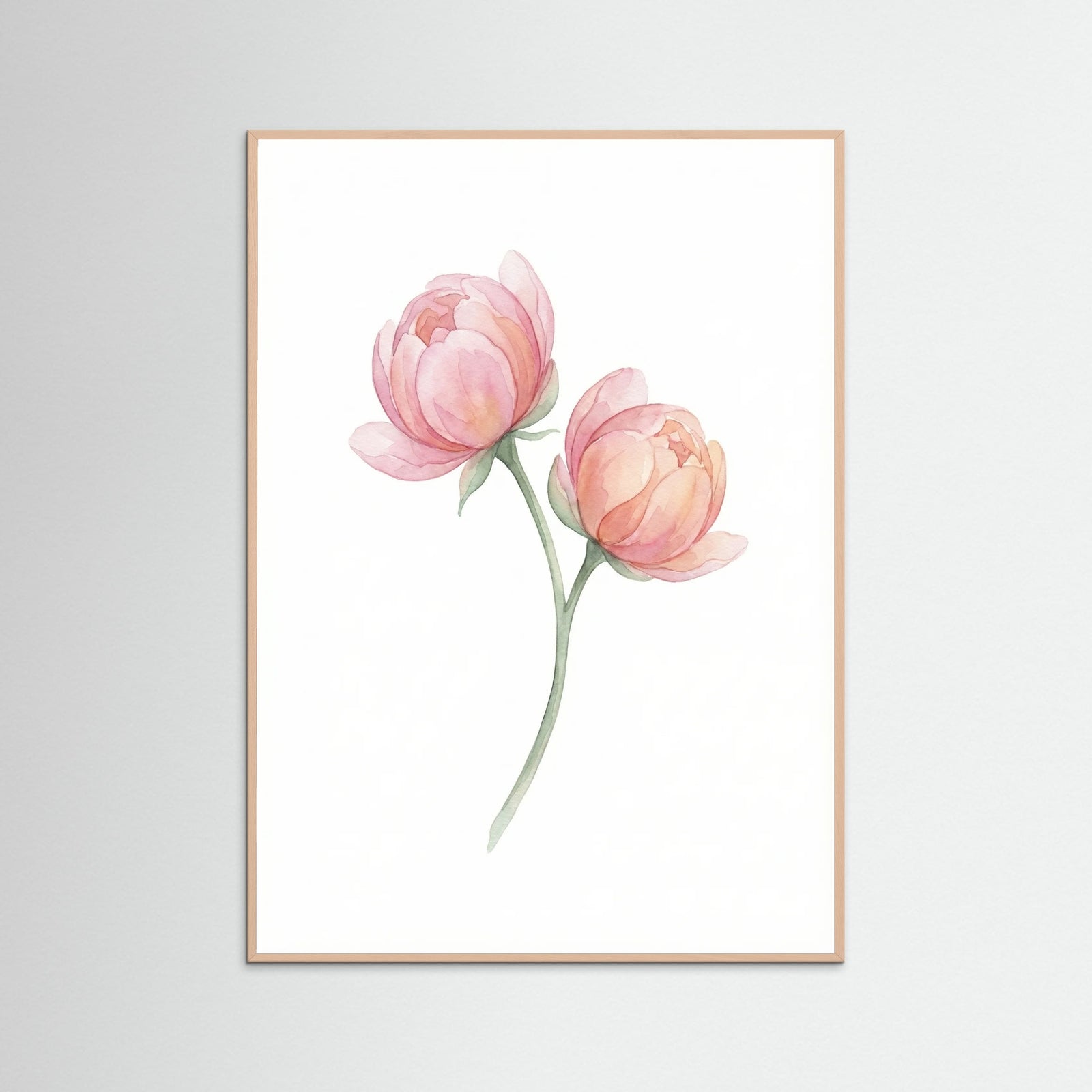Rose Wood Soft Petal Bloom