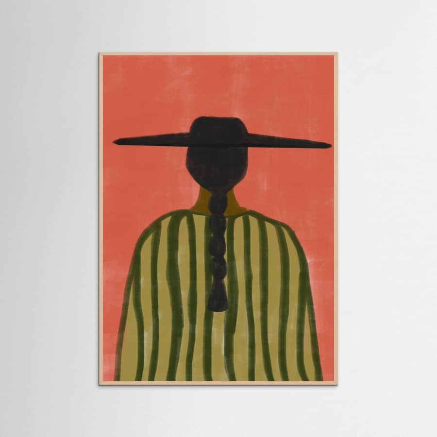Rose Wood Southwester Woman No.2 Poster