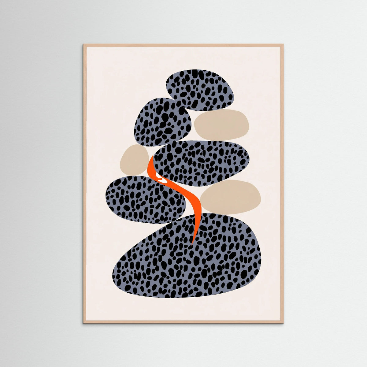 Rose Wood Spotted Organic Form