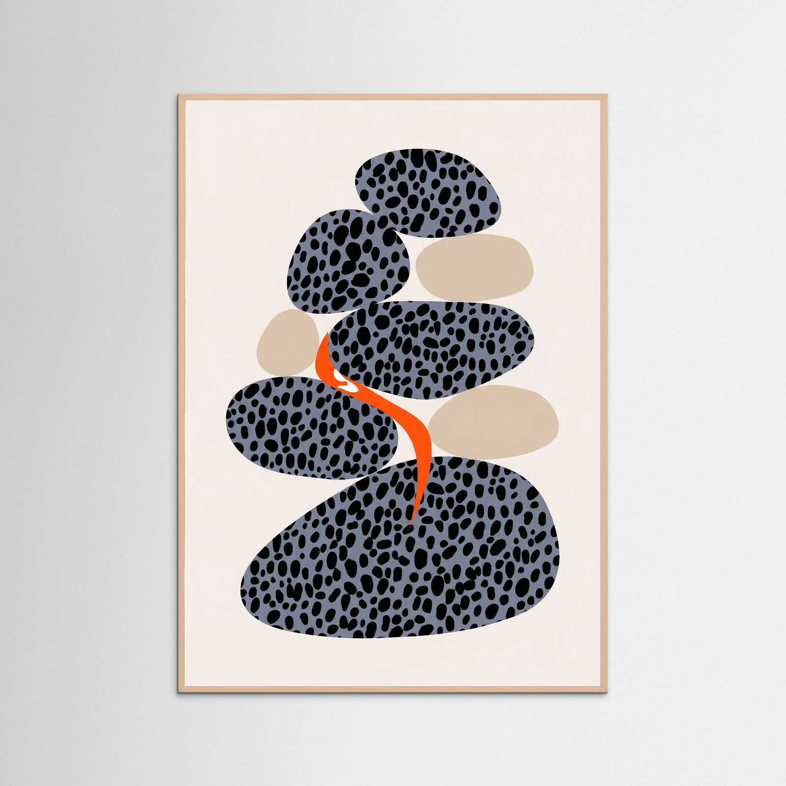 Rose Wood Spotted Organic Form