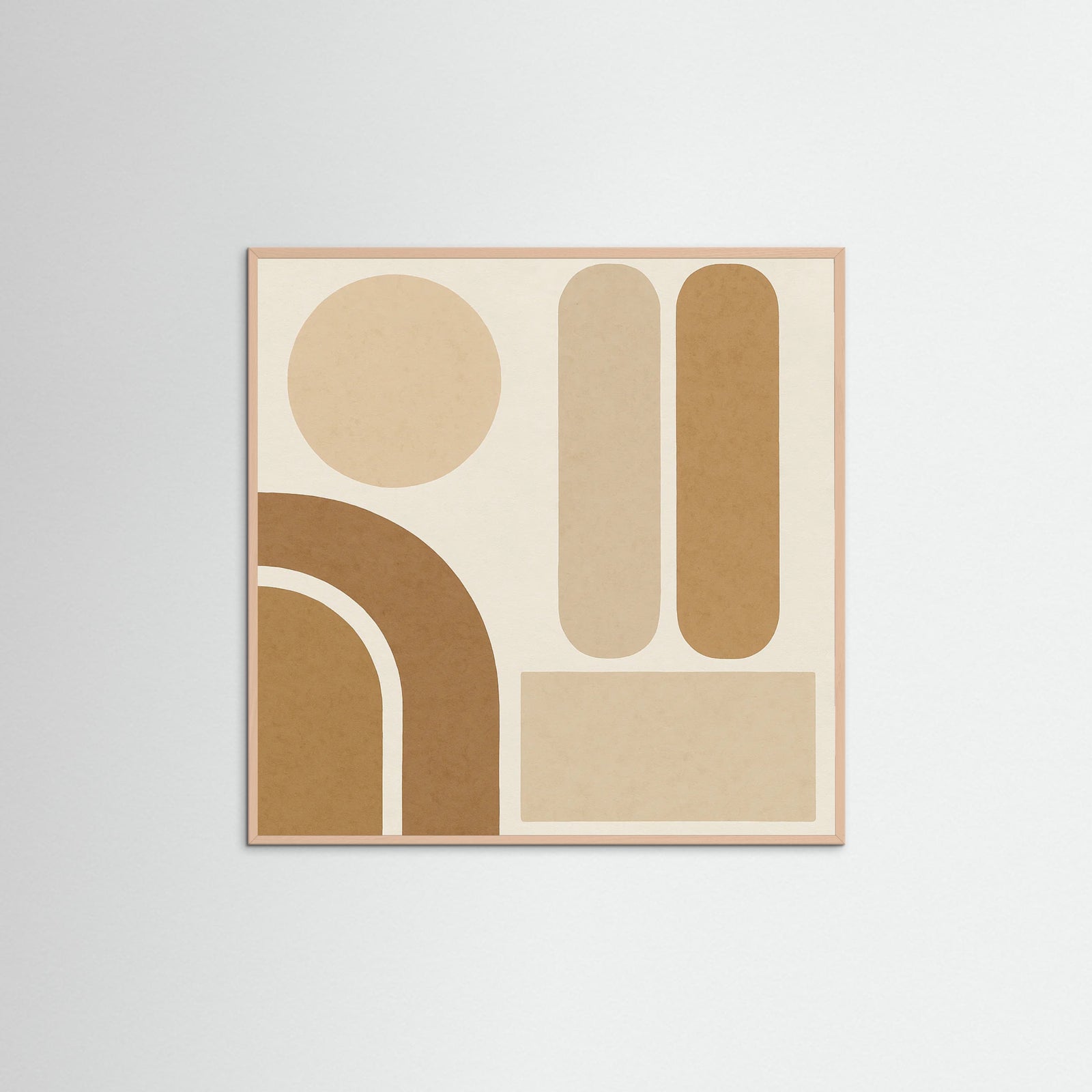 Rose Wood Square Clay Contours