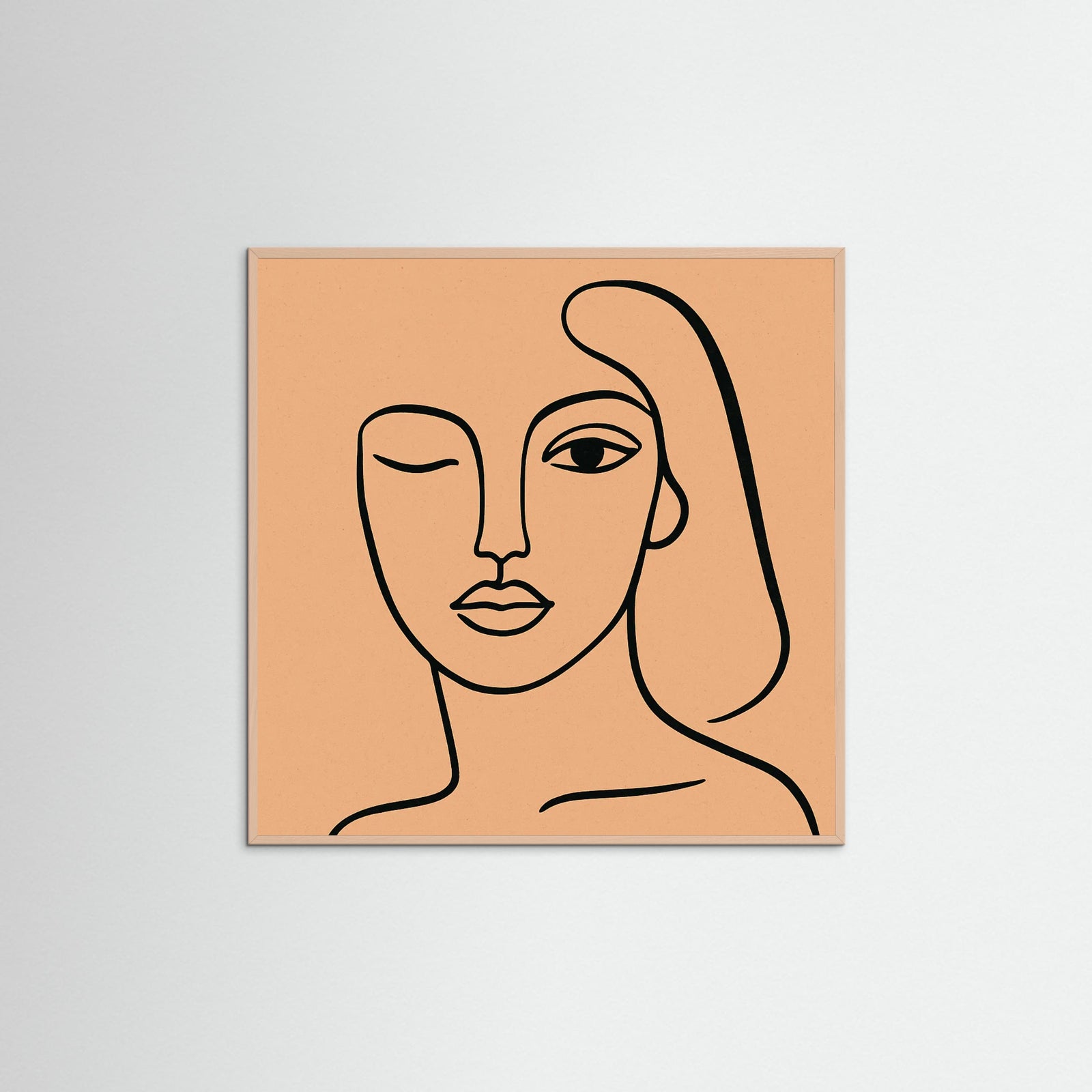 Rose Wood Square Fluid Face