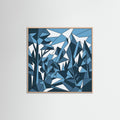 Rose Wood Square Fragmented Harmony