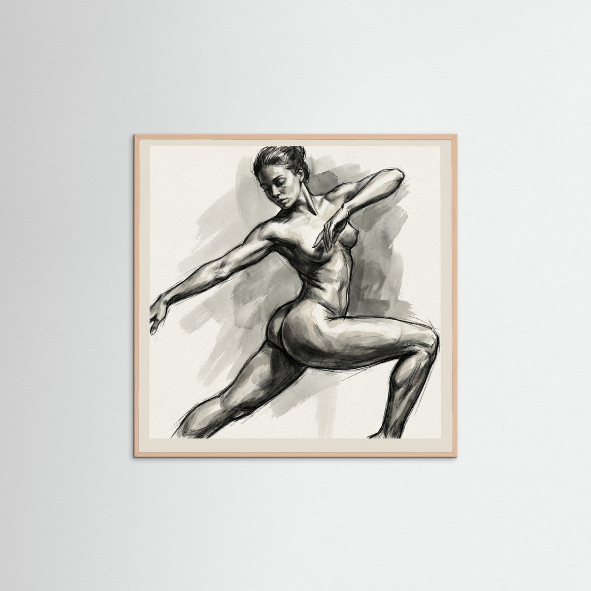 Rose Wood Square Free Feminine Form