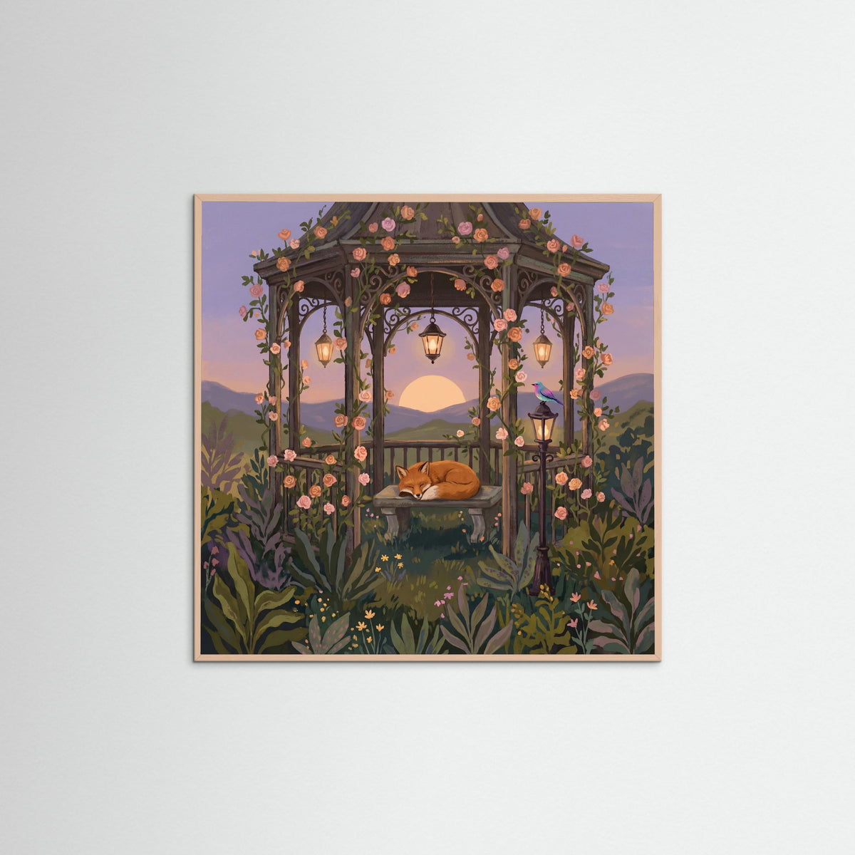 Rose Wood Square Garden Serenity