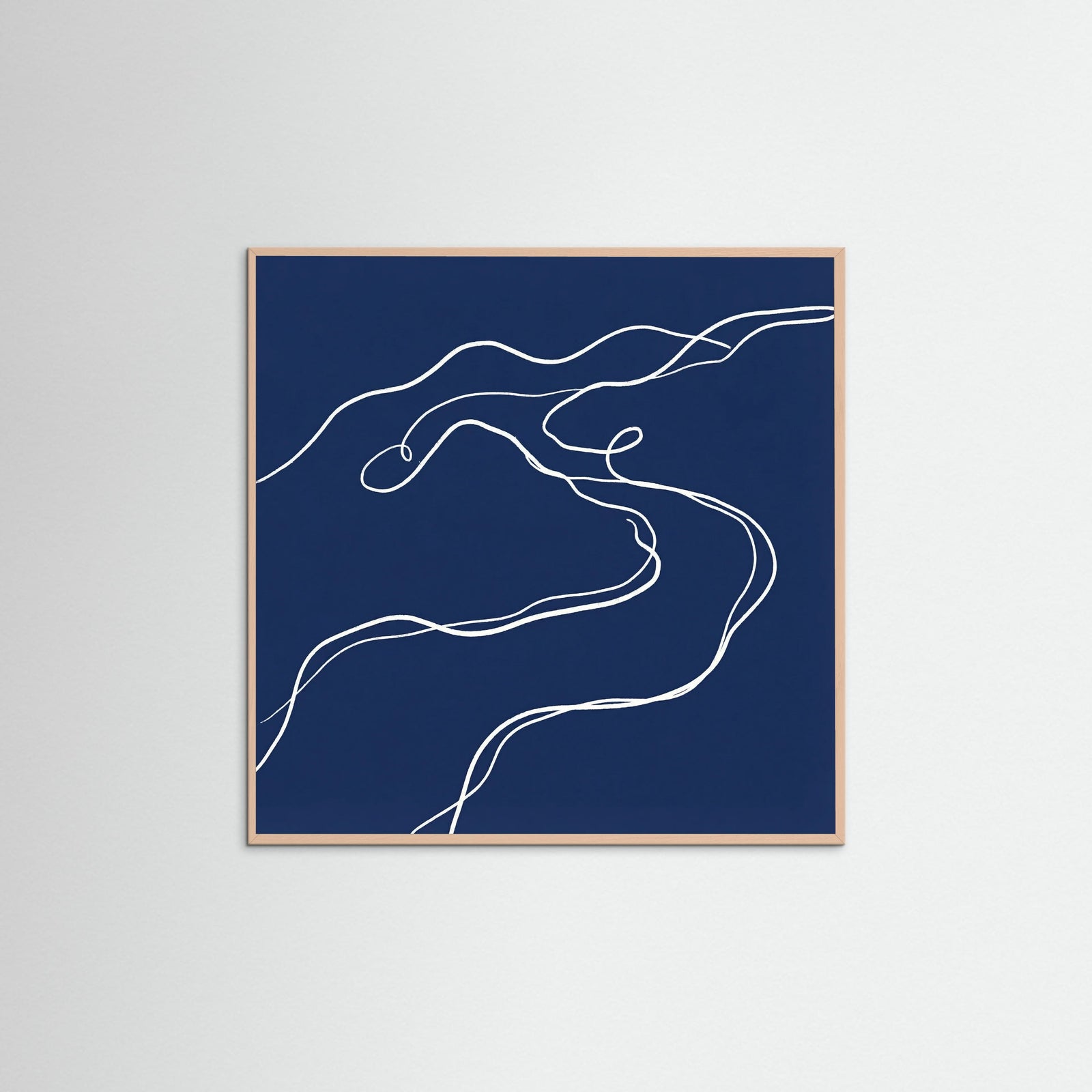 Rose Wood Square Indigo Form