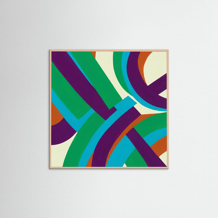 Rose Wood Square Layered Color Forms