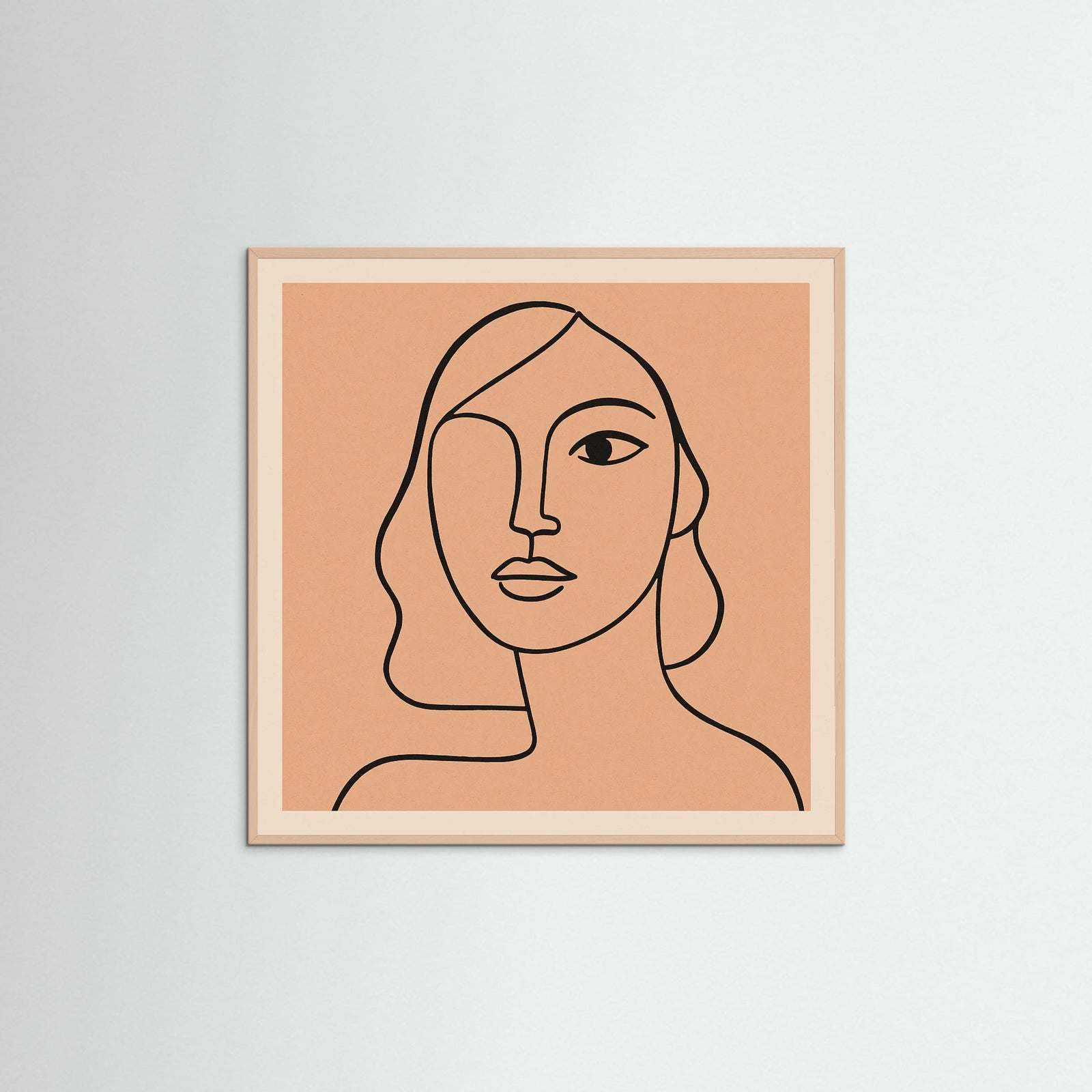 Rose Wood Square Linear Grace